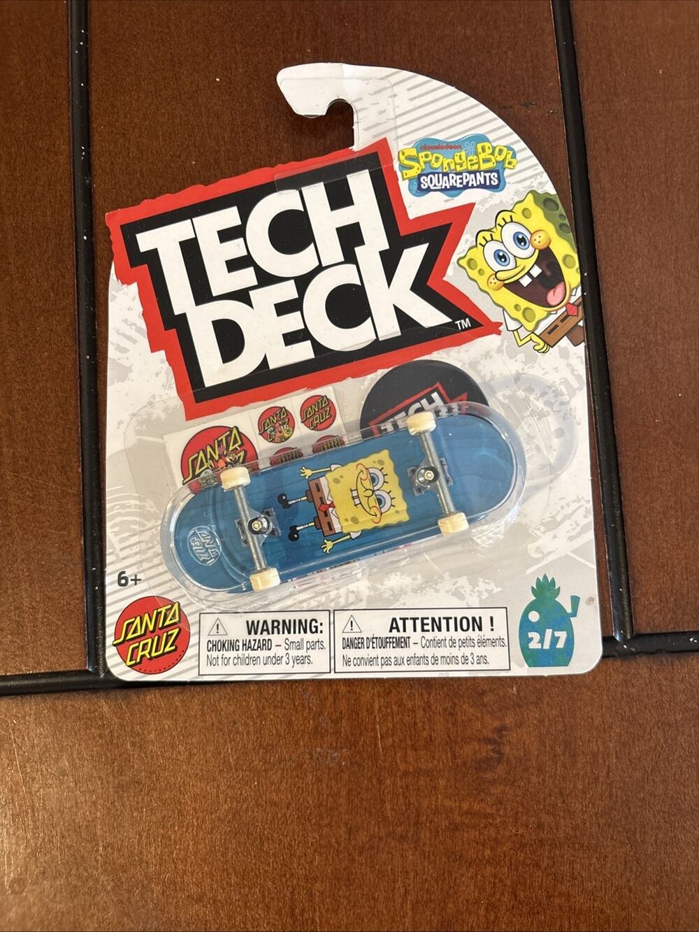 TECH DECK SANTA CRUZ SKATEBOARDS SPONGEBOB SQUAREPANTS Fingerboard 2/7